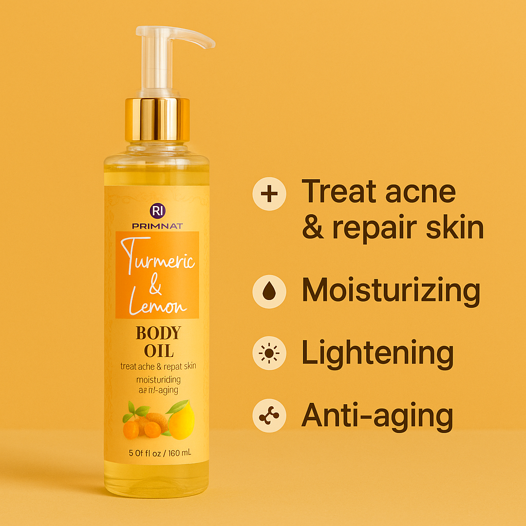 Turmeric Lemon Body oil