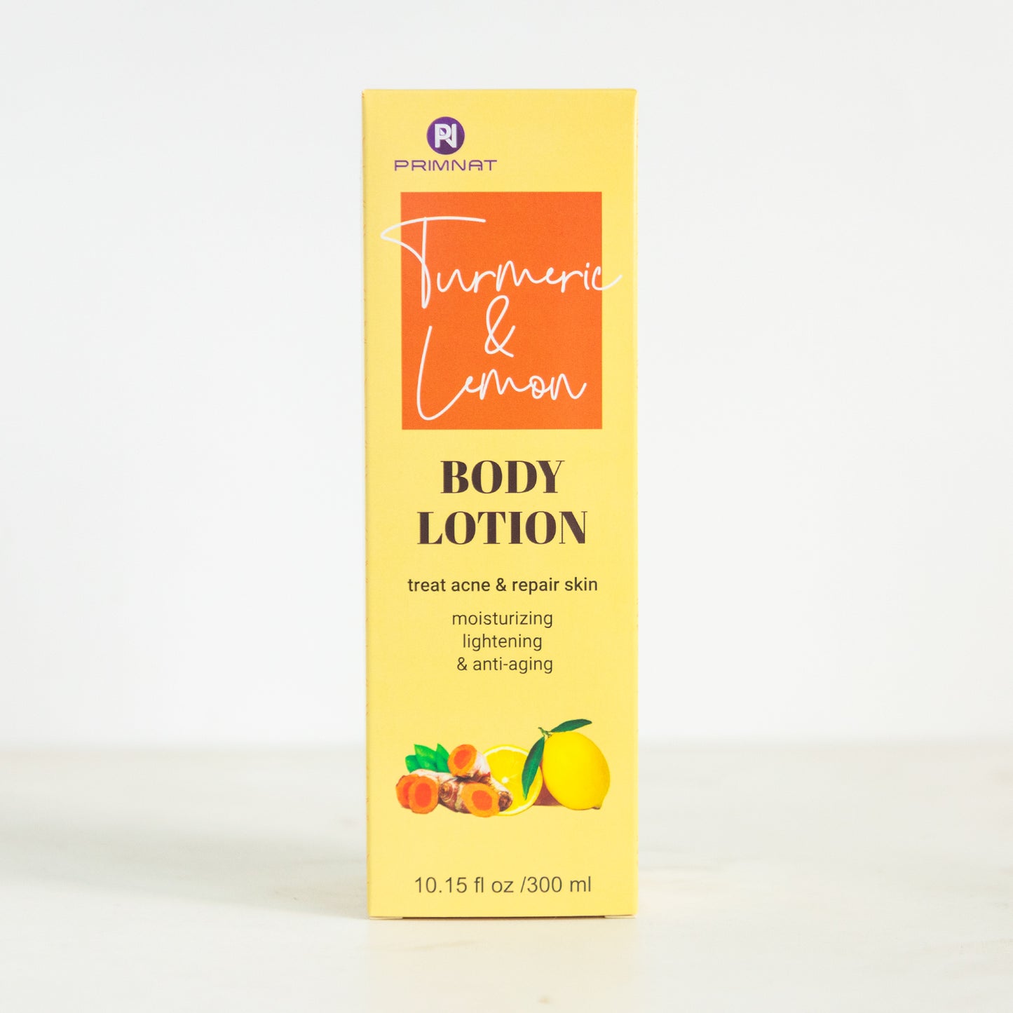 Turmeric Lemon Body lotion. Acne treatment.